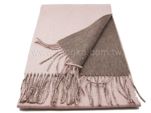纯羊毛保暖围巾-驼色系